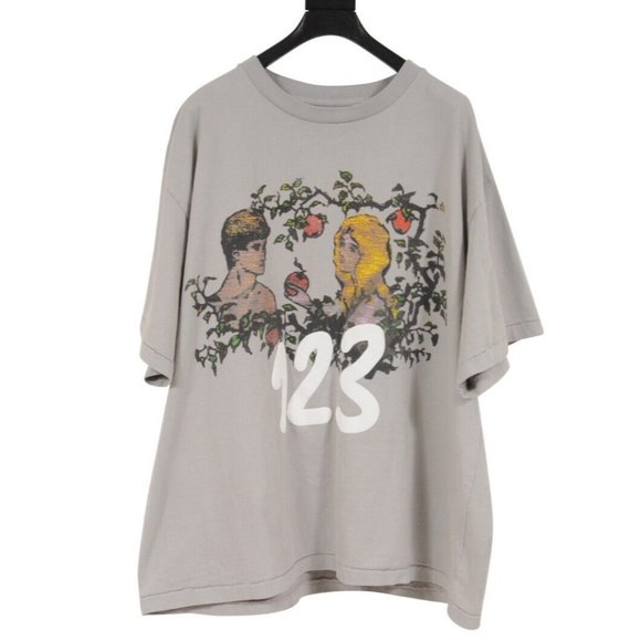 RRR-123 Mens Outside of The Garden T Shirt Size 3 Large Grey Rivington Roi Rebis - Picture 1 of 6